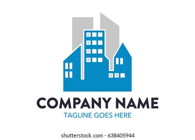 Building And House Logo Template