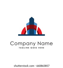 building house modern logo template