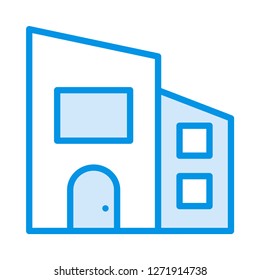 building   house   office  