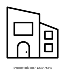 building   house   office  