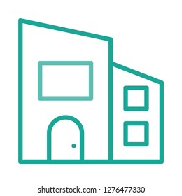 building   house   office  