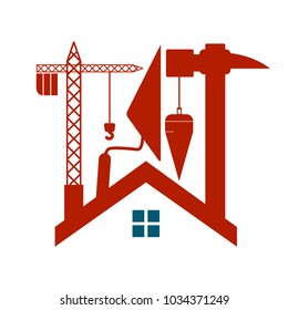 Building houses with vector tool