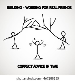 building humor working for real friends 