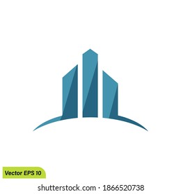 building icon apartement symbol logo template