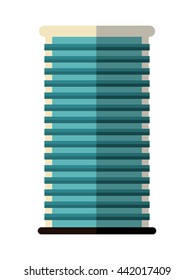 Building icon. Architecture and city. Vector graphic