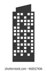 Building icon. Architecture and city. Vector graphic