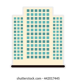 Building icon. Architecture and city. Vector graphic