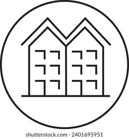 Building Icon - Big Line Series
