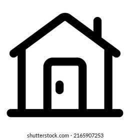 Building icon with black color 