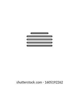 Building icon. Bricks symbol. Logo design element