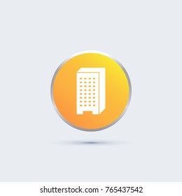 building icon. city sign
