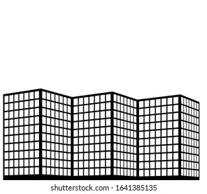 building icon concept logo vector illustration