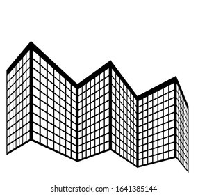 building icon concept logo vector illustration