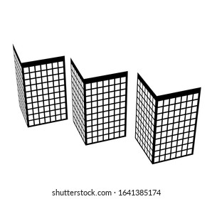 building icon concept logo vector illustration