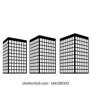 building icon concept logo vector illustration