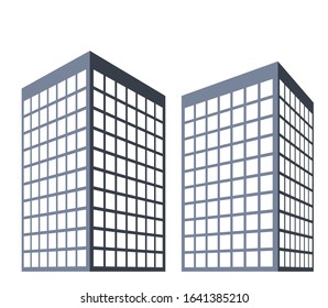 building icon concept logo vector illustration