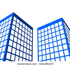 building icon concept logo vector illustration