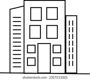 Building icon design by Illustrator