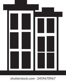 building icon design shap eps