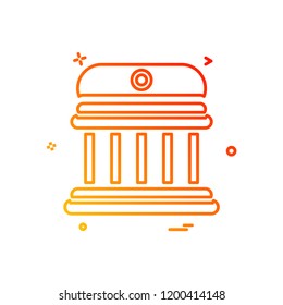 Building icon design vector