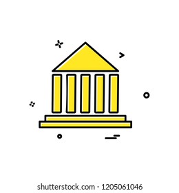 Building icon design vector