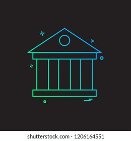 Building icon design vector 