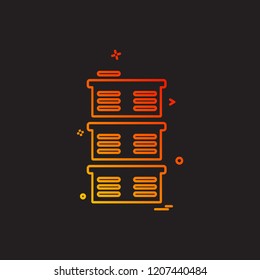 Building icon design vector