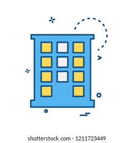 Building icon design vector