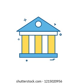 Building icon design vector 