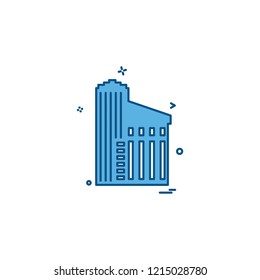 Building icon design vector 