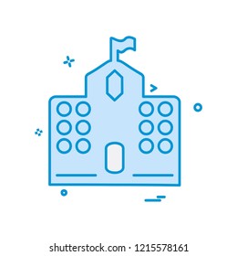 Building icon design vector