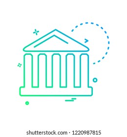 Building icon design vector