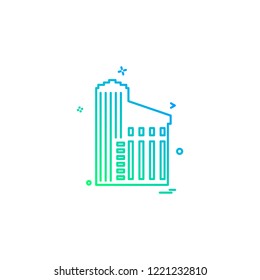 Building icon design vector 