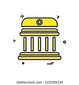 Building icon design vector