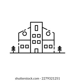 building icon design vector element