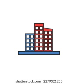 building icon design vector element
