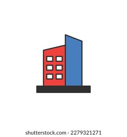 building icon design vector element