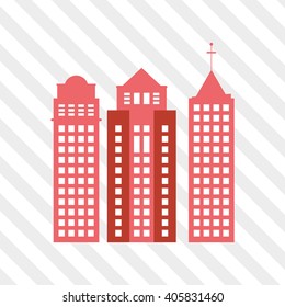 building icon design , vector illustration