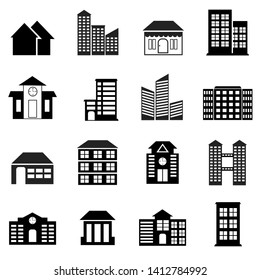 Building Icon Design vector, Real Estate Symbol Vector 