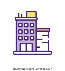 Building icon design vector stock