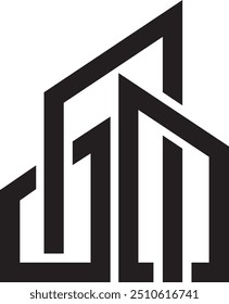 Gebäude Symbol-Design, Symbol, Vektordatei 