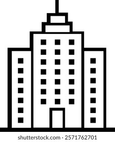Building icon .Editable Stroke. Pixel Perfect. For Mobile and Web. Contains such icons as Building, Architecture, Construction, Real Estate, House, Home, School, Hote.Buildings icon and office icon.