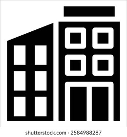 Building Icon Element For Design