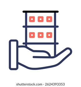 Building Icon Element For Design