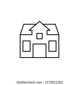 building icon. Element of building and landmark outline icon for mobile concept and web apps. Thin line building icon can be used for web and mobile