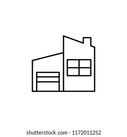building icon. Element of building and landmark outline icon for mobile concept and web apps. Thin line building icon can be used for web and mobile