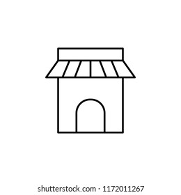 building icon. Element of building and landmark outline icon for mobile concept and web apps. Thin line building icon can be used for web and mobile