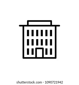 building icon. Element of building icon for mobile concept and web apps. Detailed building icon can be used for web and mobile on white background