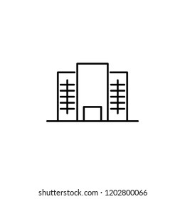 Building icon. Element of building for mobile concept and web apps iicon. Thin line icon for website design and development, app development. Premium icon