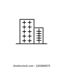 Building icon. Element of building for mobile concept and web apps iicon. Thin line icon for website design and development, app development. Premium icon